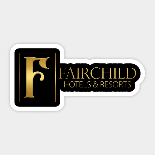 Fairchild Hotels & Resorts Logo Sticker by Jack Harper Gay Romance Author